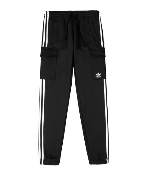 adidas jogginghose schwarz mit grauen streifen|adidas black jogginghosen herren.